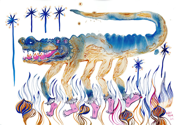 No shoes crocodile dance