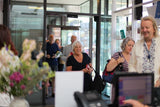 Members visiting Hastings Contemporary. Image copyright Lens&Pixel