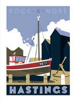 Hastings Print - Rock a Nore